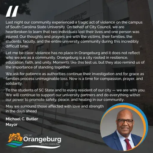 Statement from Mayor Michael Butler