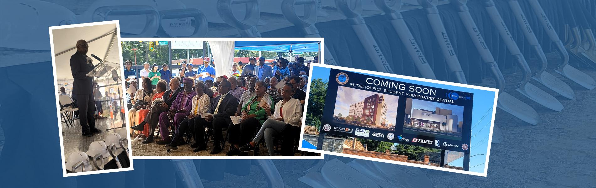 Railroad Corner Groundbreaking