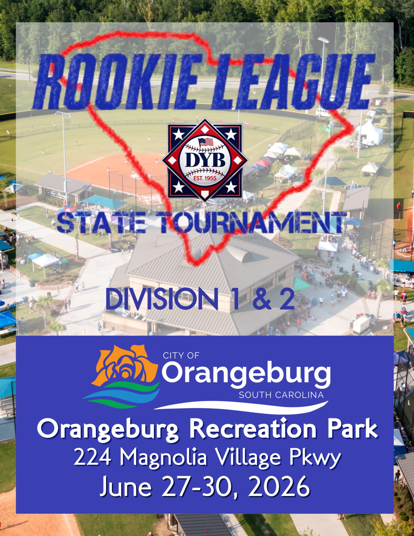 2026 SCDYB Rookie League State Tournament