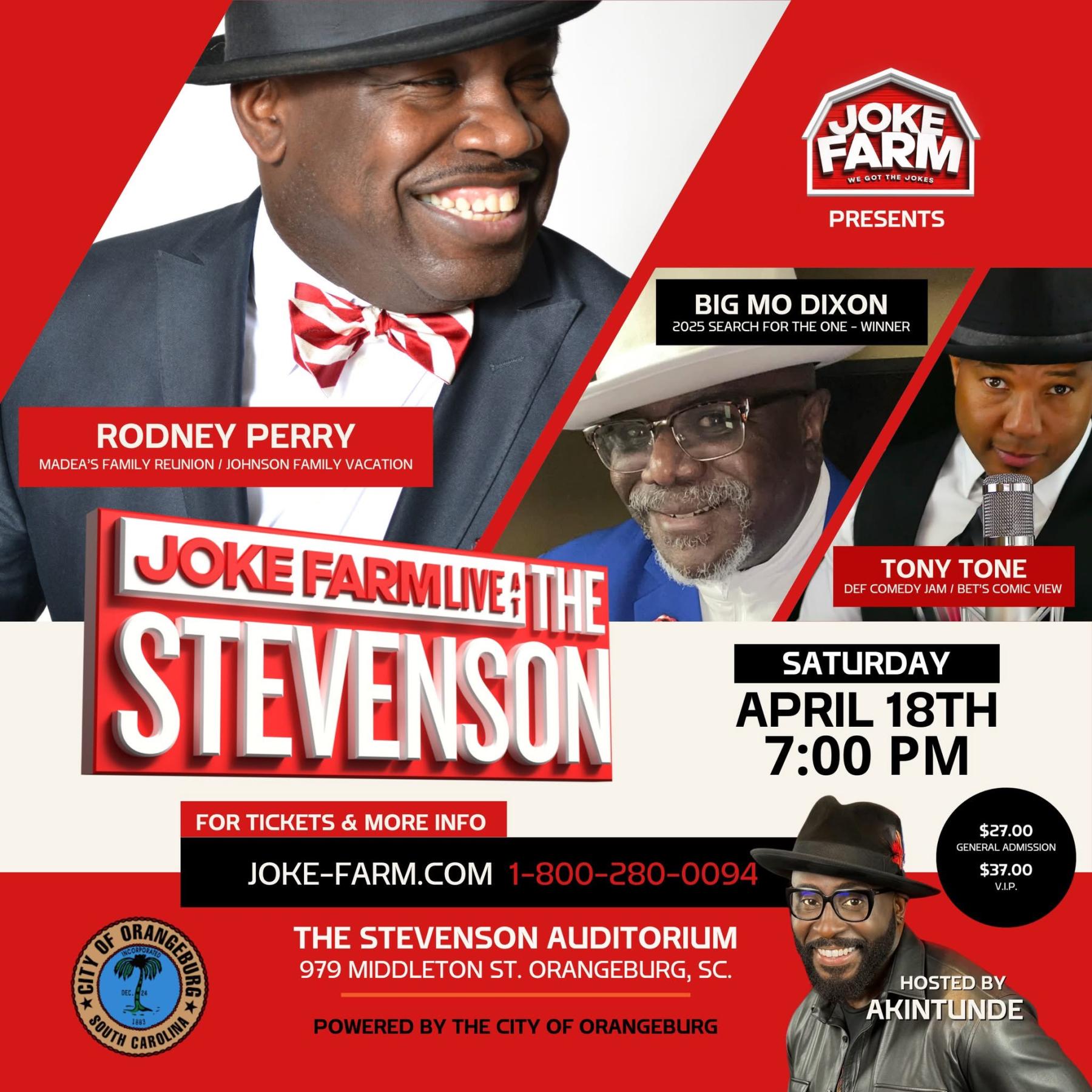 Joke Farm Live at the Stevenson