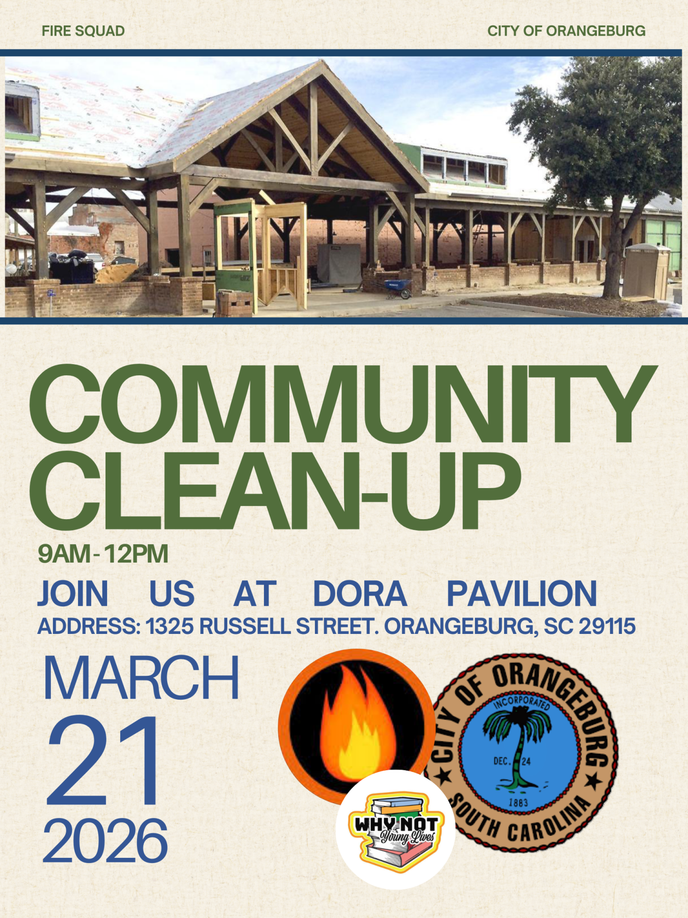 Orangeburg Community Clean-Up Flyer