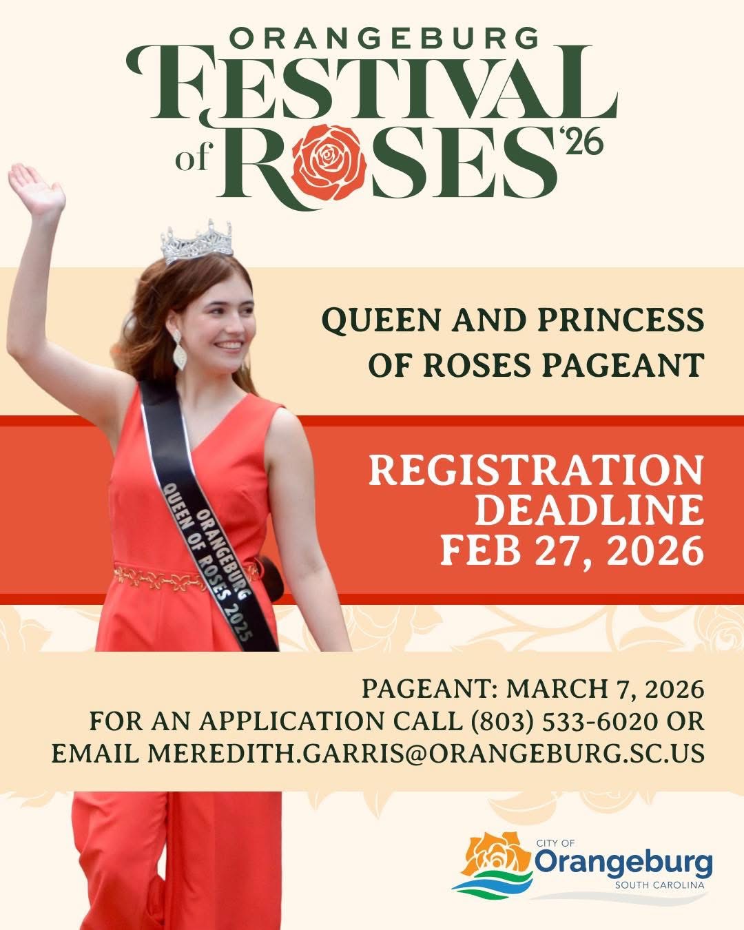 Queen and Princess of Roses Pageant